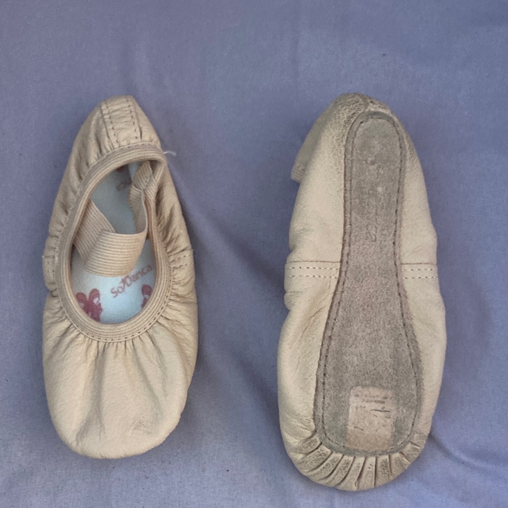 Slightly Used - Light Pink Kids Ballet Slippers